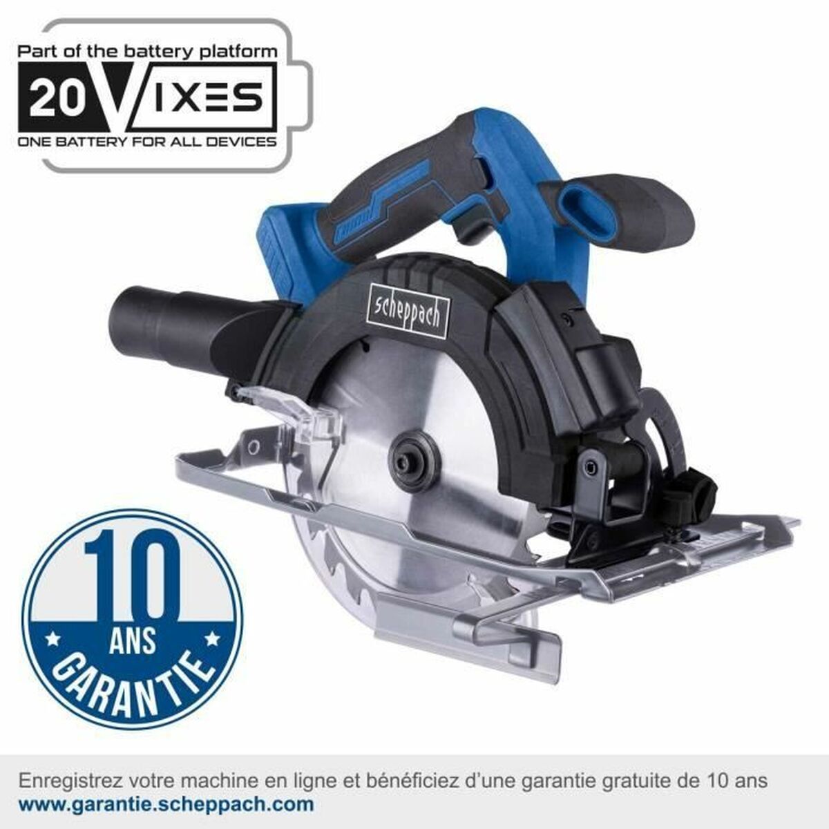 Diskinis pjūklas Scheppach 20 V